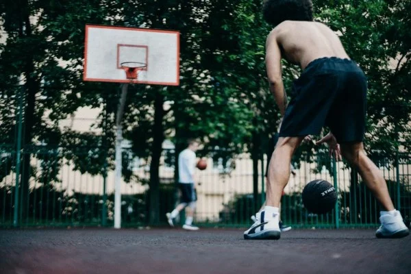 basketball court action